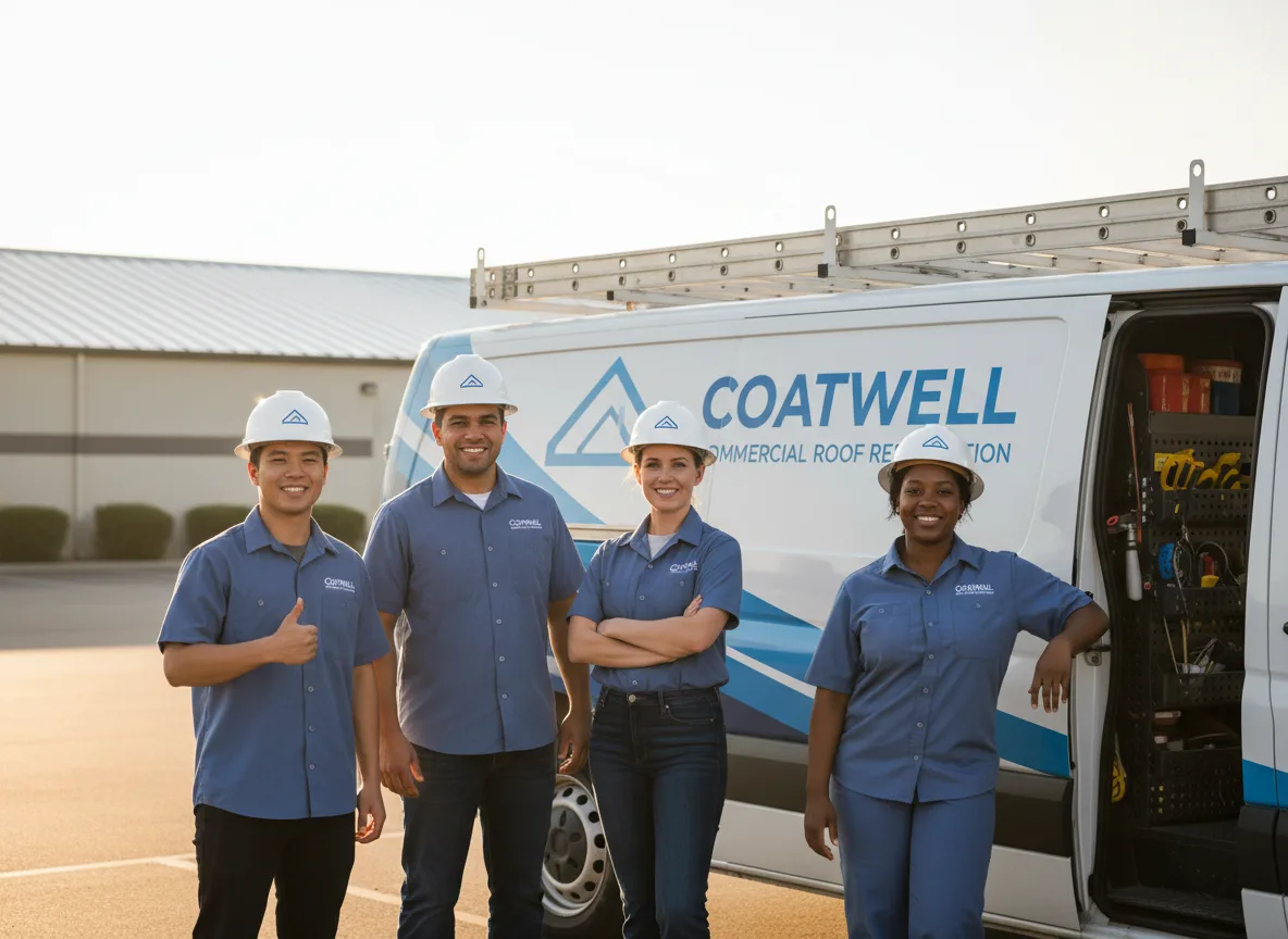 Commercial roof coating company in Waite Park, MN